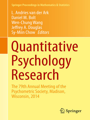 cover image of Quantitative Psychology Research